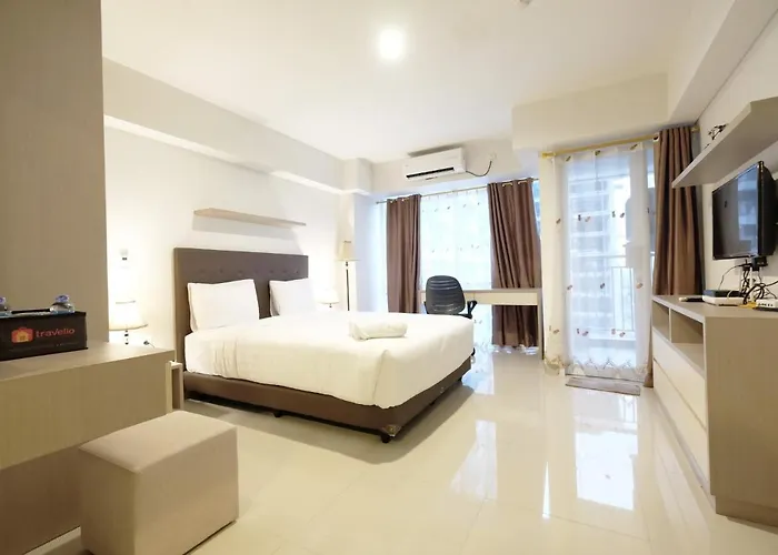 Best Price Modern Studio Apartment H Residence Near Mt Haryono By Travelio